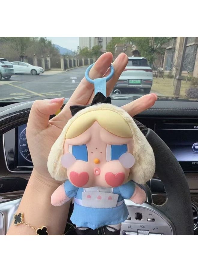 CRYBABY Tears Series Vinyl Face Plush Blind Box Bubble Mart Cry Blind Box Cry Baby Cry-Colour:Crying Frog Crying Frog] Unbox And Confirm