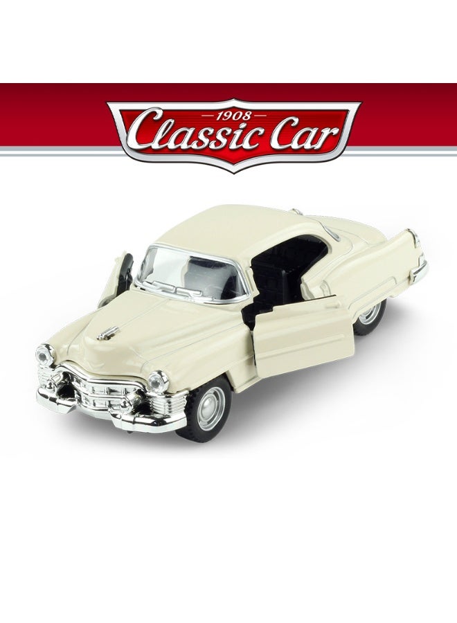 هالامودو 1:32 مقياس سبيكة محاكاة الرياضة نموذج السيارة الكلاسيكية, سحب العودة سبيكة نموذج السيارة لعبة, الأبواب القابلة للفتح, لعبة رائعة نموذج السيارة المعدنية, الرياضة القديمة مجموعة سبيكة لعبة السيارة الزخرفة, هدية عيد ميلاد مثالية للفتيان والبنات, لجمع وعرض, أبيض, 12.5 * 4.6 * 4.3 سم - Image 1