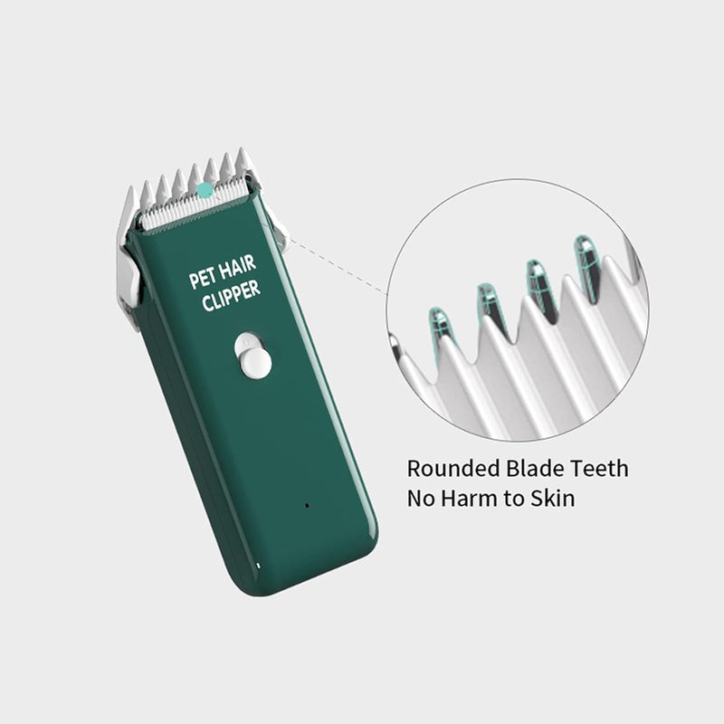 Grimgrow Dog Cat Home Hair Waterproof Clipper Portable Electric USB Rechargeable Pet Grooming Tools Low Noise Shaver Cordless Trimmer for Small and Large Pets - Image 5