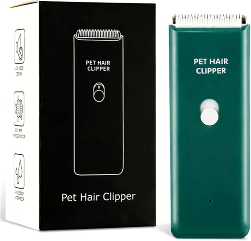Grimgrow Dog Cat Home Hair Waterproof Clipper Portable Electric USB Rechargeable Pet Grooming Tools Low Noise Shaver Cordless Trimmer for Small and Large Pets - Image 1