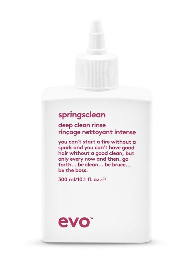 EVO Springsclean Shampoo - Deep Cleansing & Gentle Moisturizing - For Natural Shiny Soft Curly & Wavy Hair - 300ml / 10.1fl.oz  - Image 1