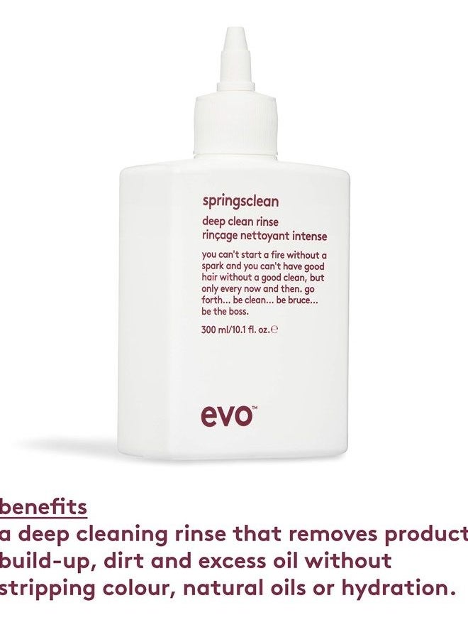 EVO Springsclean Shampoo - Deep Cleansing & Gentle Moisturizing - For Natural Shiny Soft Curly & Wavy Hair - 300ml / 10.1fl.oz  - Image 4