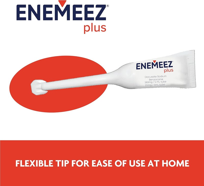 Enemeez Docusol Plus Docusate Sodium Enema  Clear 5 ml 5 Count FastActing for Constipation - Image 4