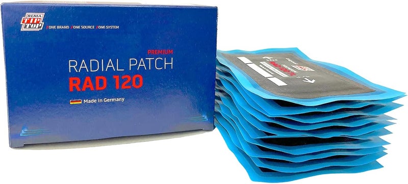 Rema Tip Top RAD120 Self-Vulcanizing Radial Tire Puncture Repair Patch - Pack of 10 - Image 1