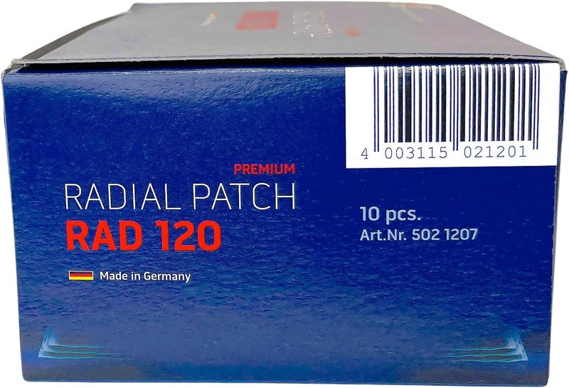 Rema Tip Top RAD120 Self-Vulcanizing Radial Tire Puncture Repair Patch - Pack of 10 - Image 5