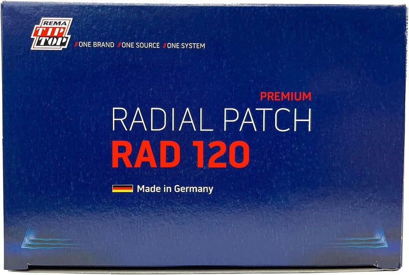 Rema Tip Top RAD120 Self-Vulcanizing Radial Tire Puncture Repair Patch - Pack of 10 - Image 4