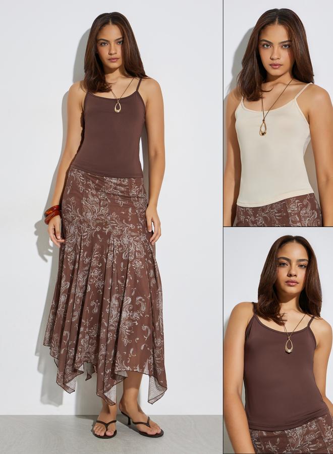 Styli Pack of 2 - Scoop Neck Cami - Image 2