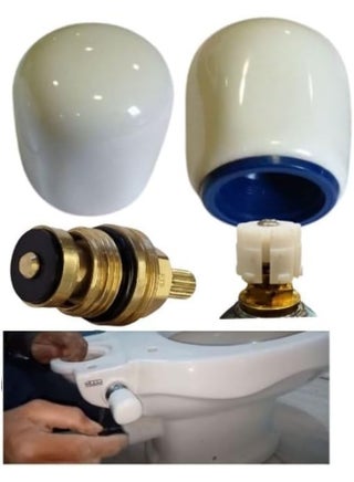 Faucet mixer fittings made from multiple materials