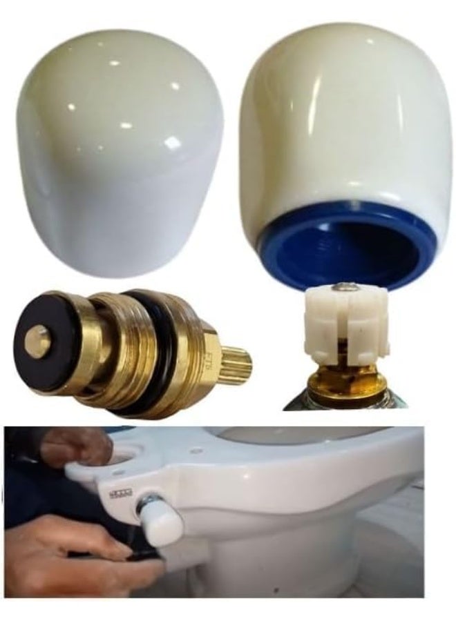 Faucet mixer fittings made from multiple materials - Image 1