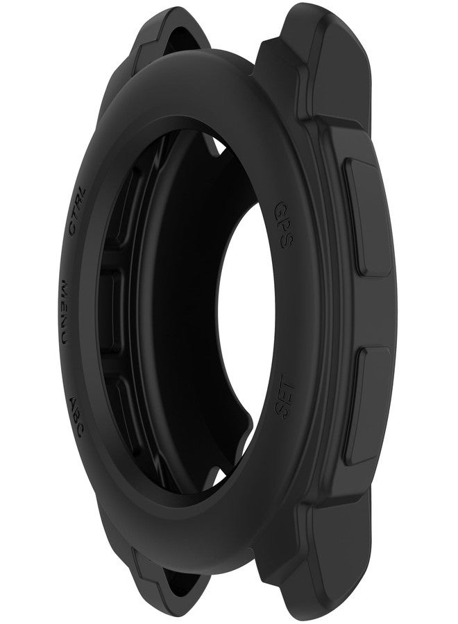 Disscool Case Cover Compatible with Garmin Instinct E 40mm, Soft Anti Drop Silicone Replacement Protective Cases Watch Accessories(Black) - Image 4
