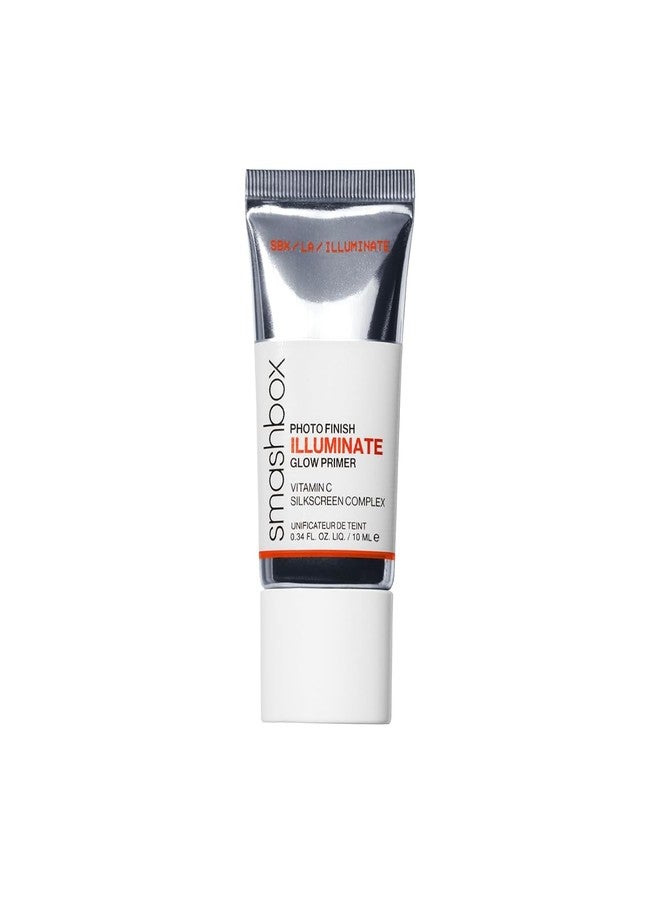 Smashbox Photo Finish Illuminate Glow Makeup Primer | Luminous, Long Lasting, Hydrating, Vegan + Cruelty Free, Travel Size, 0.34 Fl Oz - Image 1