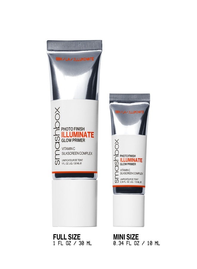 Smashbox Photo Finish Illuminate Glow Makeup Primer | Luminous, Long Lasting, Hydrating, Vegan + Cruelty Free, Travel Size, 0.34 Fl Oz - Image 5