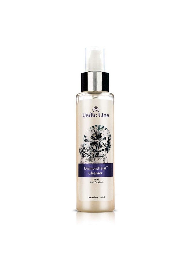 Vedic Line Vedicline Diamond Tejas Cleanser, Fades Dark Spots, Wrinkle & Fine Lines With Diamond Bhasma For Glowing Skin, 100Ml  - Image 1