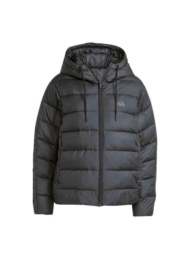 Adidas Adidas W Ess 3S Sd Hd Black Jacket (Midweight) Jackets For Women