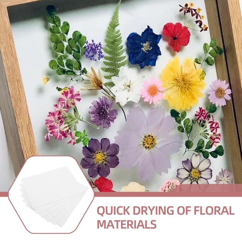 6Pcs Embossed Board Blotting Paper For DIY Flower Pressing Craft Herbarium Drying Plates - Image 4