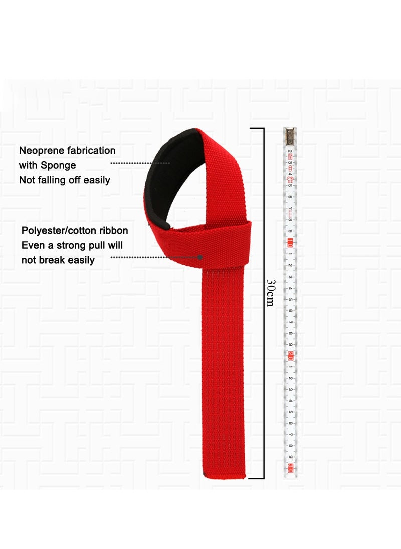 SKDK Non-Slip Silicone Lifting Straps, Straps for Gym, Weightlifting, Wristbands Gym Straps for Gym Women, Men, Weightlifting, Bodybuilding, Strength Training(Orange)  - Image 2