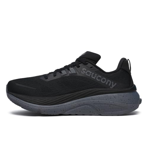 Saucony Hurricane 24 Men's Running Shoe Black/Shadow - Image 3