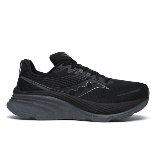 Saucony Hurricane 24 Men's Running Shoe Black/Shadow - Image 1