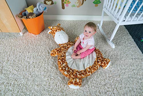 Mary Meyer Bestever Baby Mat Cushioned Tummy Time Floor Play Mats for Babies and Toddlers, 31 x 23-Inches, Giraffe - Image 3