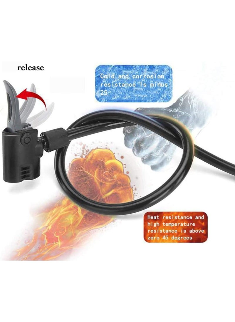 Portable Air Foot Pump for Motorbike for Cars Bicycle Football Mattress etc.Efficient Inflation with Universal Valve Compatibility