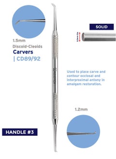 Crosstex Dental Instruments Carvers Discoid Cleoids Fig.89/92 