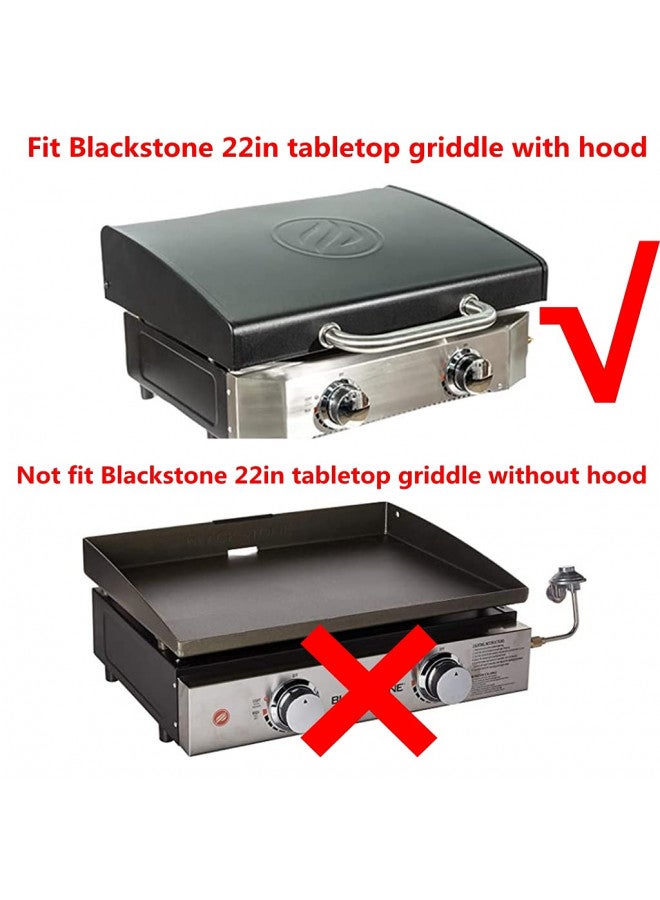 ZBXFCSH Heavy Duty Grill Cover compatible with Blackstone 22inch Tabletop Griddle With Hood compatible with Coleman RoadTrip LX,LXX, LXE, 285 camping grills and Smoke Hollow 205 Grill ,600D Heavy Duty Cover - Image 1