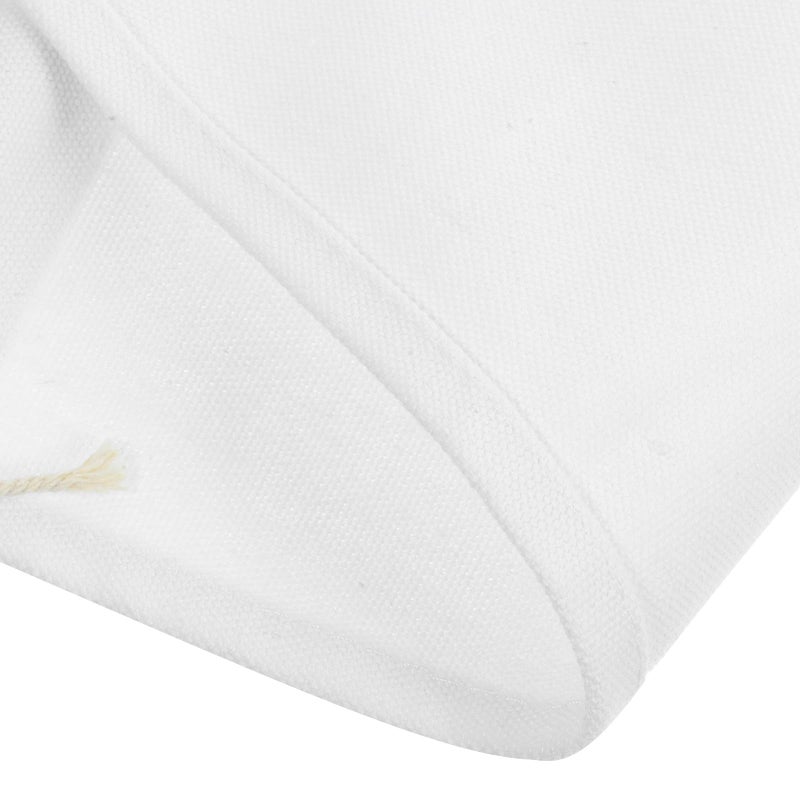 White Fabric Banner Organizer Wall Hanging For Jewelry Storage And Home Decor - Image 4