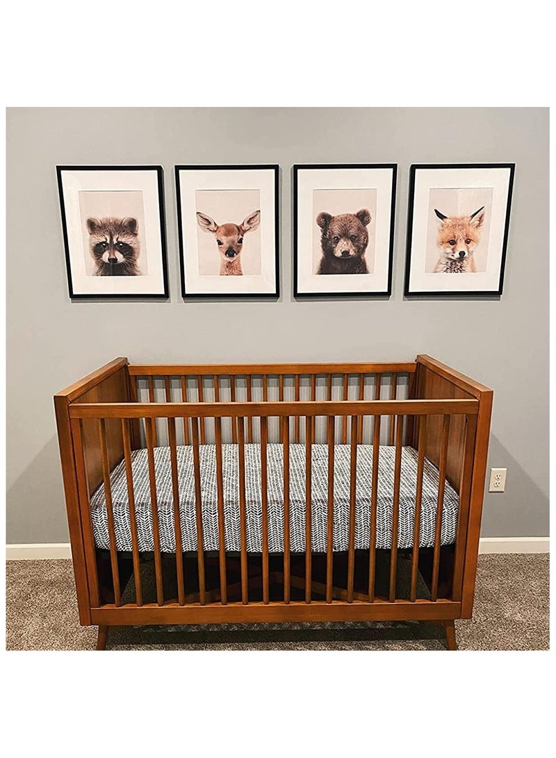 Picture Frame Set of 5, Display Pictures 8x10 Without Mat, Wall Gallery Photo Frames for Rustic Home Decor(Black) (8x10 inch) - Image 3