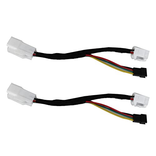PGTOPONE 2PC Harness Wire Adapters Connectors Compatible with Toyota Corolla 2020-2023 Rear Reflector Bumper Upgrade Fog Lights - Image 1