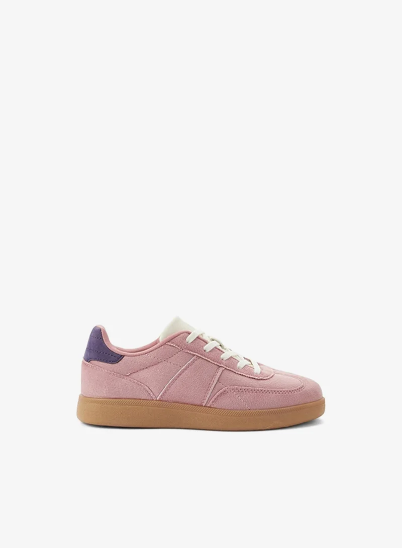 ليتل ميسي Girls Lace-Up Sneakers