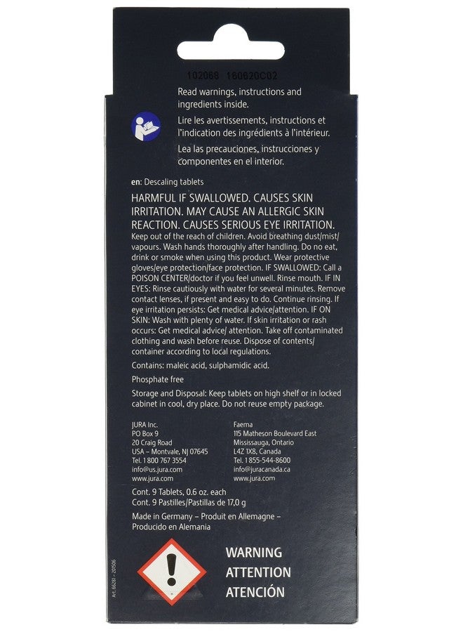 jura Jura 66281 Decalcifying/Descaling Tablets (9 tablets) 3 Count (Pack of 3)  - Image 2