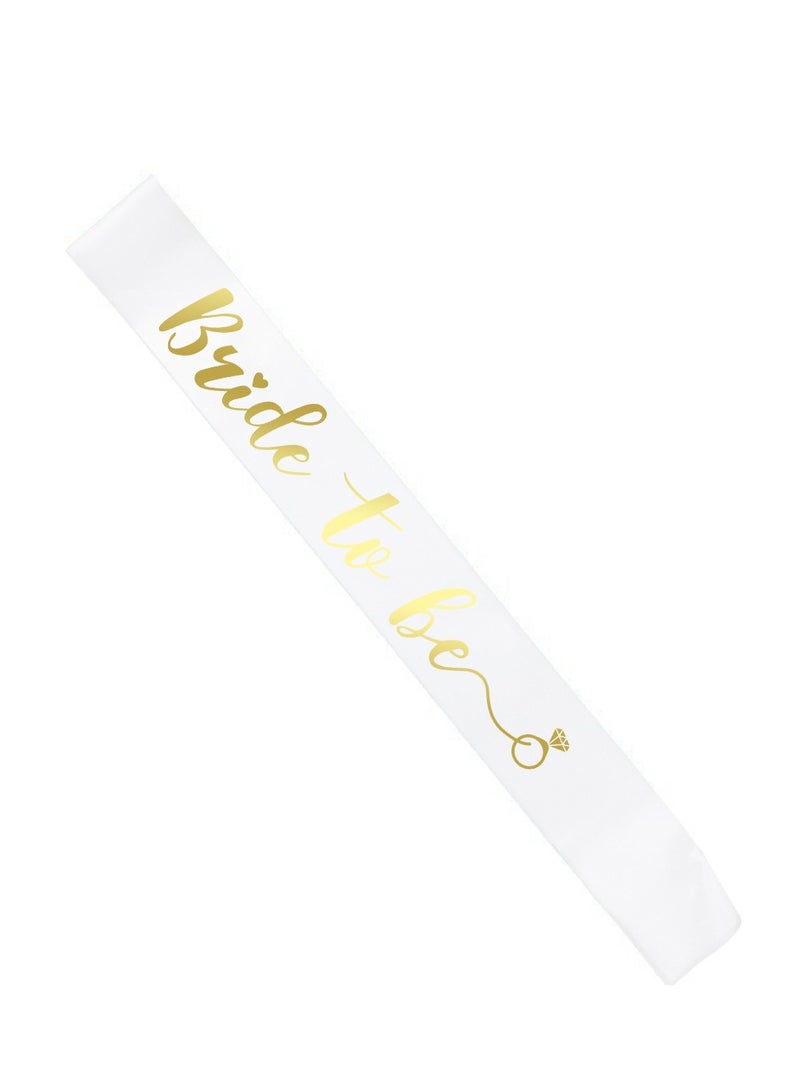 RTYY Team Bride Sash Set- 1 White Bride to Be Sash and 6 Team Bride Sashes Bachelorette Party Supplies  Bachelorette Sash Bridesmaid Sashes for Bridal Party & Wedding (7pcs)  - Image 4