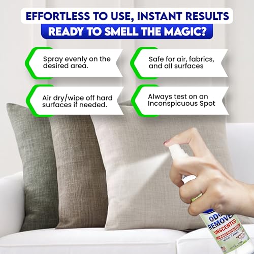 ZORBX Unscented Odor Eliminator for Strong Odor 3 items Bundle: 16 Oz + 7.5 Oz + 2 Oz - Used in Hospitals & Healthcare Facilities - Fast-Acting Odor Remover Spray for Dog, Cat, House & Carpet - Image 2