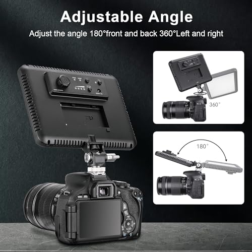 FOMITO Metal Camera Monitor Mount with 1/4" Serew and Cold Shoe, Rotary Adapter 360° Swivel Universal for Flash Speedlite, Field Monitor, LED Video Light, Microphone,etc- Gray Color - Image 4