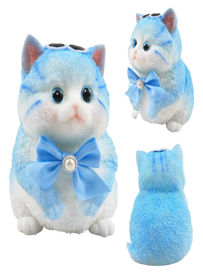 QOUXZ Big Hand Painted Cat Squishy Toys，Large Cute Ultra Soft Kitty Squeeze Fidget Toys for Stress Relief ,Kawaii Squishies Sticky Animal Toys for Adults Kids,Decompression Sensory Balls Toys for Autism - Image 1