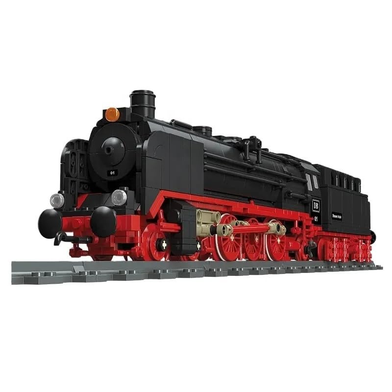 Next Store BR 01 Classic Steam Locomotive Building Set Toys, Detailed Train Model 1173 Pieces.Creative Building Toy for Adults and Kids, Ideal Gift for Train Enthusiasts.