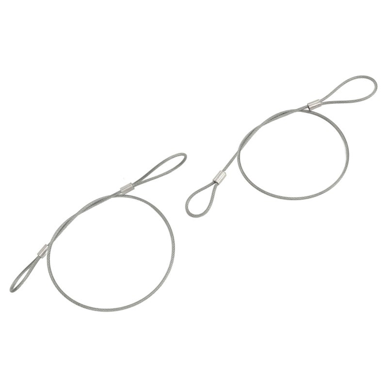 2Pcs Emergency Hood Release Cable Kit RP604802 Replacement for Corvette C4 1984 to 1996 - Image 1