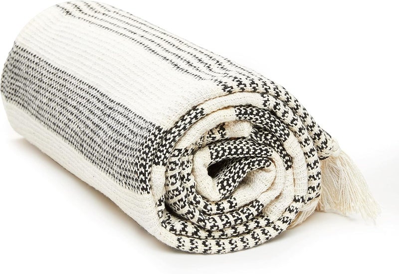 Americanflat Throw Blanket, 50x60, Black and White - Image 1