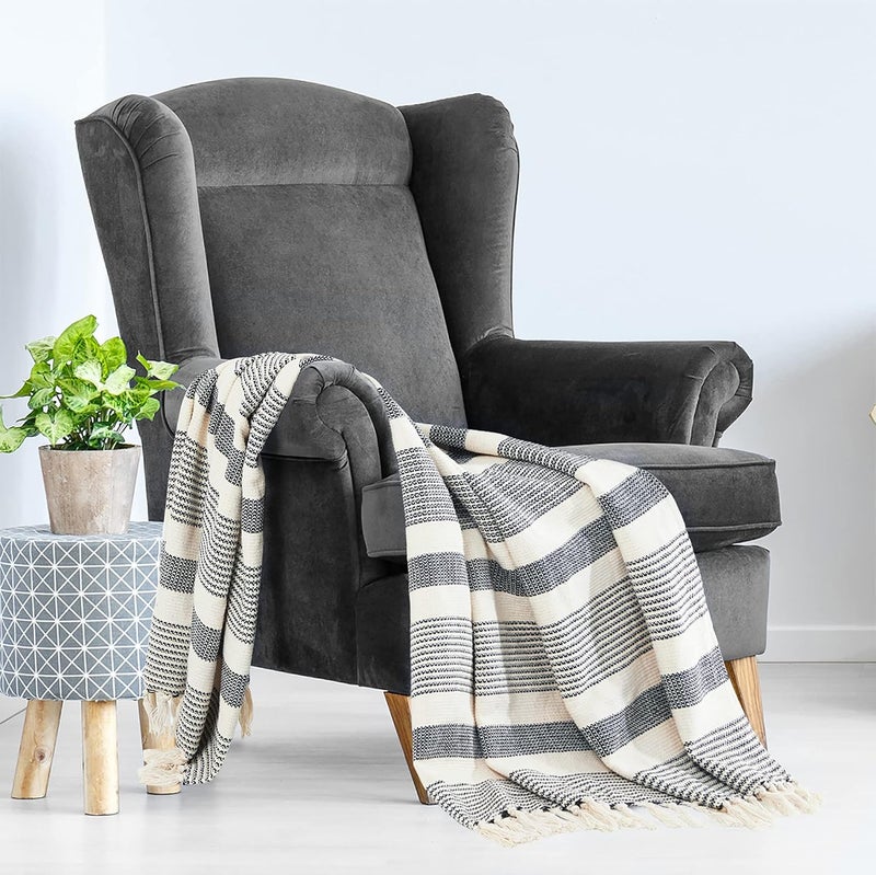 Americanflat Throw Blanket, 50x60, Black and White - Image 2
