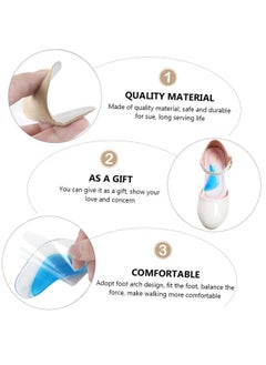 BONITO 4 Pairs Arch Support Insoles, Gel Shoes Arch Pads,  Arch Cushions for Flat Feet , High Arch and Plantar Fasciitis  - Image 4