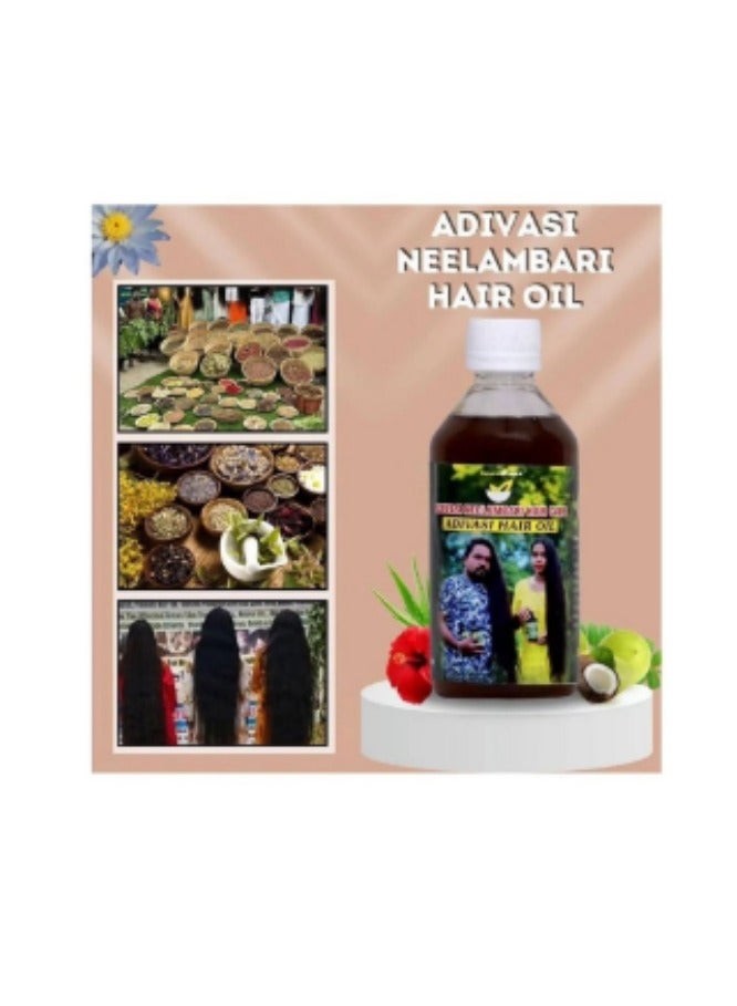 Adivasi Neelambari Herbal Hair Oil | Nilambari Adivasi Hair Oil Original | Original Adivasi Hair Oil For Women And Men200ml