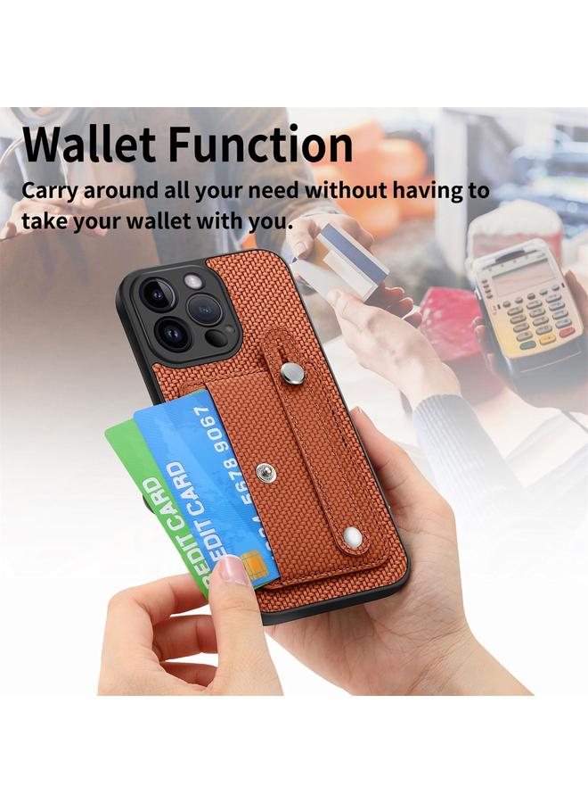 S-TOP Case For iPhone 13 Pro Wristband Kickstand Card Wallet Back Cover Phone Case with Tool Knife - Image 5
