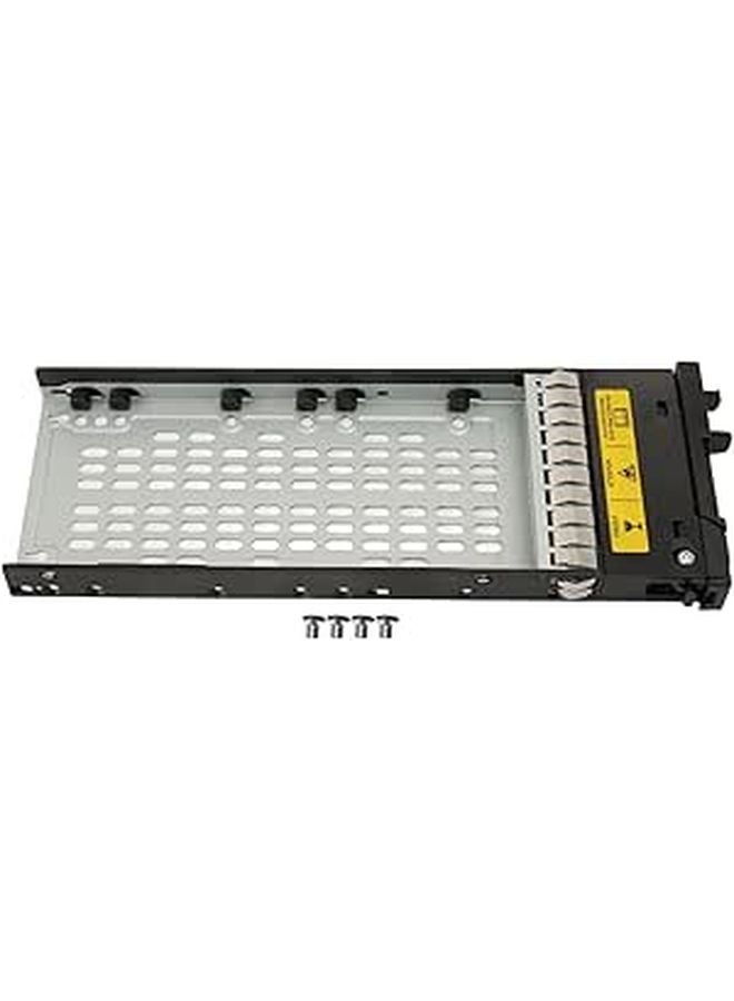 Universal Hot Swappable SAS SATA Hard Drive Tray Carrier with Metal ABS Material 4 Screws - Image 1