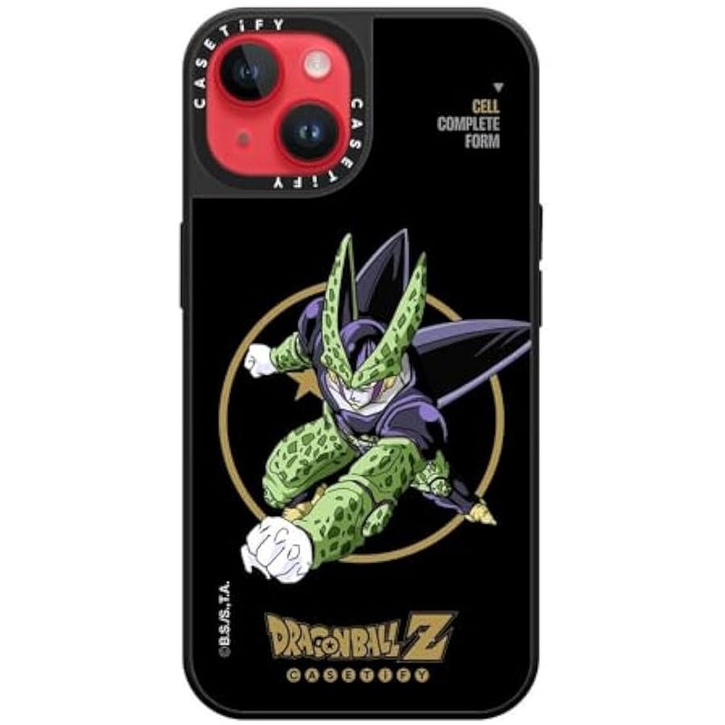 Casetify Mirror iPhone 14 Case 【Dragon Ball Colab/Reflective / 4.9ft Drop Protection/Magsafe】 - Cell Complete Form - Silver on Black - Image 5