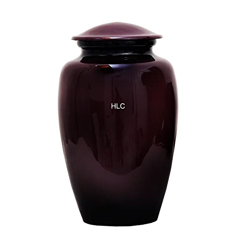 HLC Butterfly Purple Finish Cremation Urn for Human Ashes - Adult Funeral Urn Handcrafted - Affordable Urn for Ashes (Adult 200 lbs) – 10.5 x 6 “, Cremation Urn - Image 4