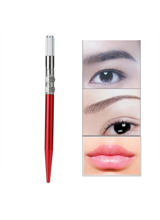 Thoraya - Manual Eyebrow Eyeliner Lip Tattoo Microblading Pen Semi permanent Makeup Tool Red - Image 1