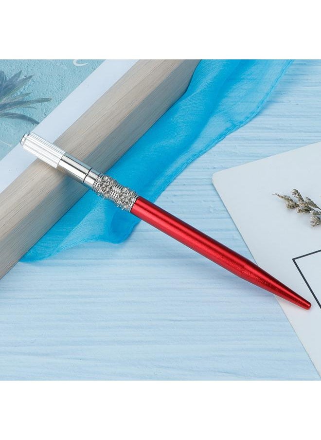 Thoraya - Manual Eyebrow Eyeliner Lip Tattoo Microblading Pen Semi permanent Makeup Tool Red - Image 1