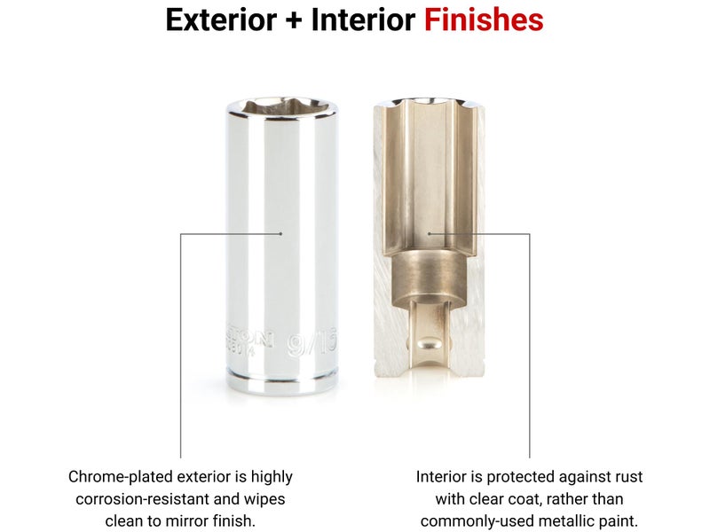 TEKTON 1/4 Inch Drive x 5.5 mm Deep 6-Point Socket | SHD03105 - Image 2