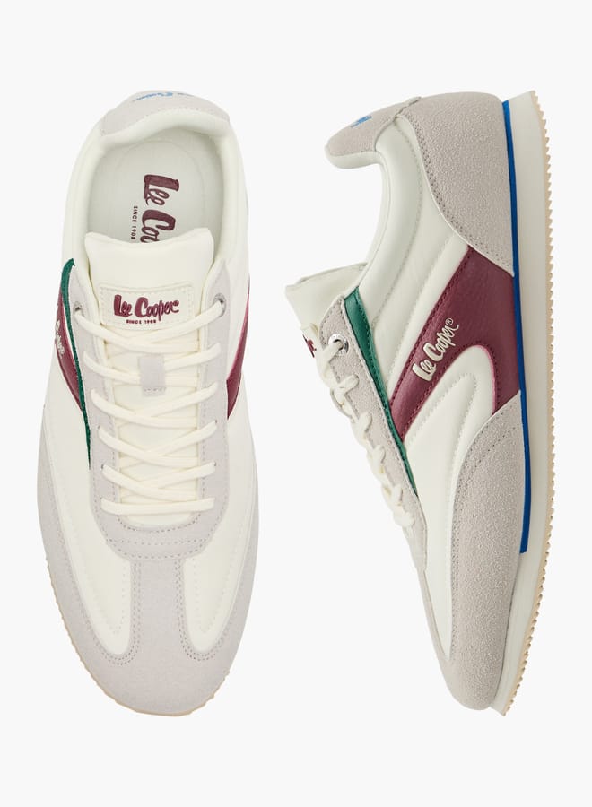 لي كوبر حذاء رجالي بأربطة وتصميم ملون  - Image 1