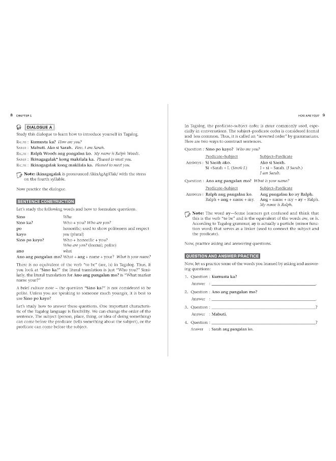 null - Learning Tagalog: Learn to Speak, Read and Write Filipino/Tagalog Quickly! (Free Online Audio & Flash Cards) - Image 1